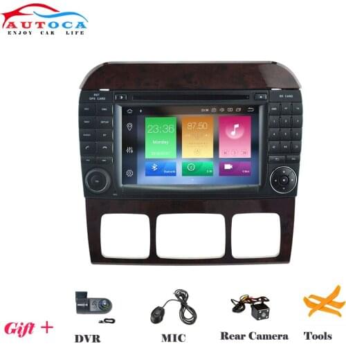 IPS DSP Android 10.0Car DVD Autoradio Stereo Radio Player GPS For Mercedes Benz S Class W215 W220 S320 S400 S420 S430 S280 S350