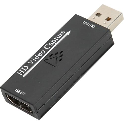 1 Way Video Capture Card USB2.0 HDMI-Compatible Live Broadcast Recording Box Support For OBS 1 Channel HDMI Video Capture Card
