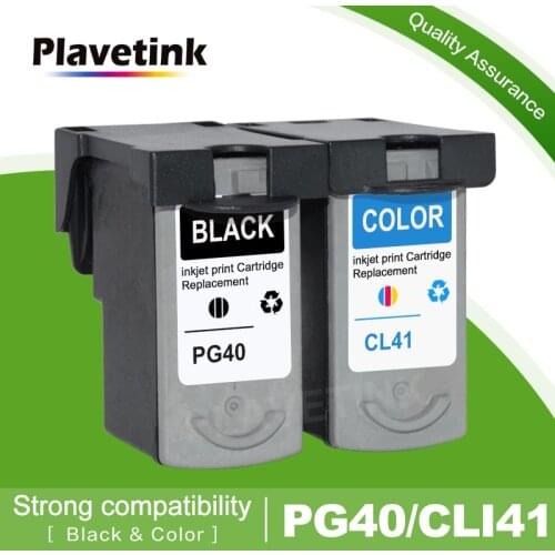 Plavetink PG40 CL41 Cartridges for Canon PG 40 CL 41 Ink Cartridge for PIXMA iP1800 iP1200 iP1900 iP1600 MX300 MP160 Printer