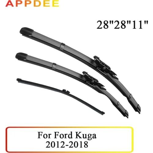 APPDEE Wiper Front & Rear Wiper Blades Set For Ford Kuga MK 2 2012 - 2017 2016 2015 2014 2013 Windscreen Window 28"+28"+11"