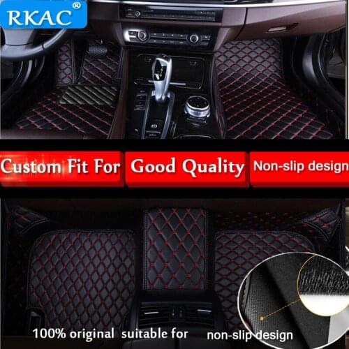RKAC Custom car floor mats for Kia Sorento Sportage Optima K5 Forte K3 perfect fit carpet foot case car-styling rugs liners