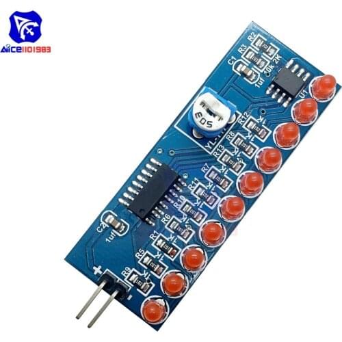 Diymore NE555 CD4017 Driver Water Lamp DIY Kit Electronic Circuit Board Water Flowing Light LED Module