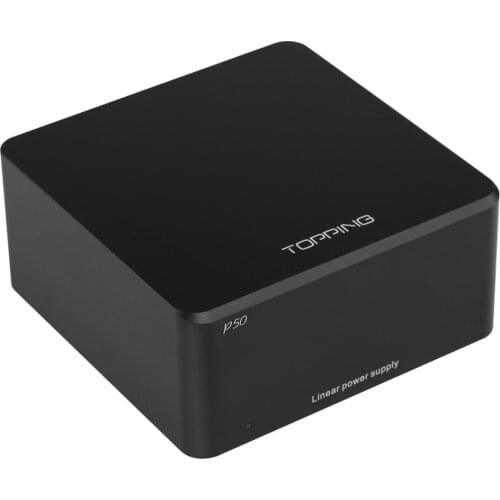 NEW TOPPING P50 Low Noise Linear Power Supply for Topping D50 D50s DX3 Pro D30 Black