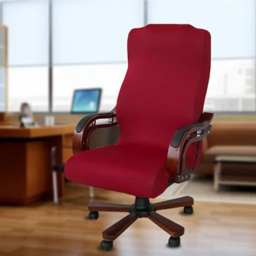 Plus Size Office Chair Cover Seat Cover for Computer Chair Stretch Armchair Cover Office Rotating Chair Cover Housse de Chaise