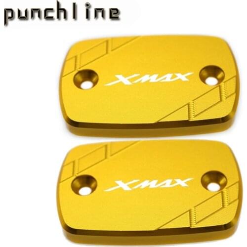Fit For YAMAHA XMAX 300 X-MAX 250 X-MAX 125 2018-2019 XMAX 400 2018-2020 Front Brake Cylinder Fluid Reservoir Cover Cap