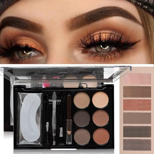 Eyebrow Powder Waterproof Eyebrow Pencil Eyebrow Sticker Professional Natural Lasting Easy To Wear Eyebrow Enhancer