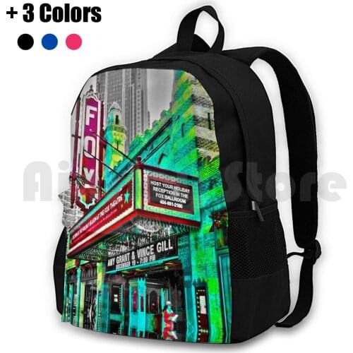 The Fabulous Fox Theater-Atlanta , Georgia Outdoor Hiking Backpack Waterproof Camping Travel Fox Theater Fabulous Atlanta
