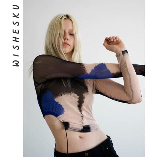 WISHESKU Women's Long Sleeve T-shirts