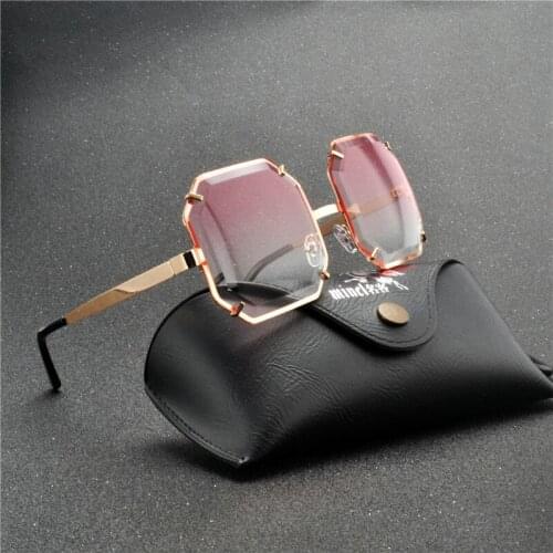 Fashion Brand Oversized lady square Sunglasses Women Men 2019 Retro Gradiend Shades Decorative Lens Sun Glasses Female Male NX
