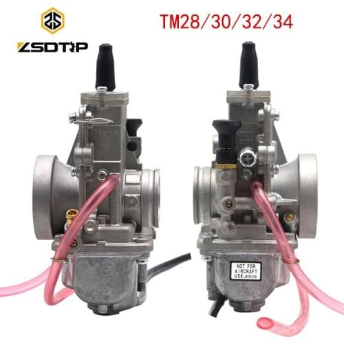 ZSDTRP TM32 TM34 Motorcycle Carburetor Replace Mikuni For Honda For Kawasaki 100 125 150 250 CC Scooter ATV Motors