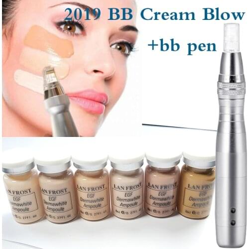12pcs/box 8ml bb cream glow starter kit meso bb foundation Natural Nude Concealer for Skin moisturizing Brightening derma pen