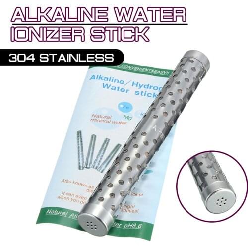 304 Stainless Steel PH Lonizer Negative Lon Alkaline filter Water Purfier Stick Energy Portable Household Alkaline water stick