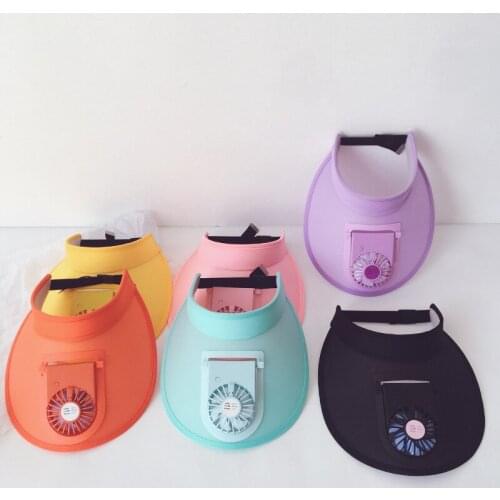 Baseball Caps Hats With Solar Power Cooling Fan Summer Unisex Outdoor Sports Kids Boys Girls School Party Camping Hiking Supply