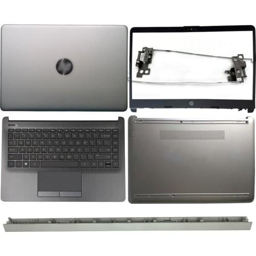 For HP 14-CF/DF/DK L24469-001 L24465-001 L24818-001 L24475-001 Laptop LCD Back Cover/Front Bezel/Hinges/Palmrest/Bottom Case