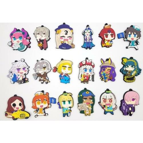 New Arrival Fate/Grand Order/Fate Apocrypha Original Japanese Anime Figure Rubber Mobile Phone Charms/Key Chain/Strap