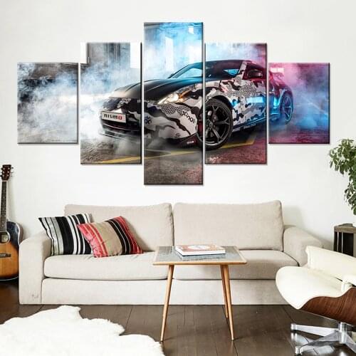 HD Print Canvas Painting 5 Piece Wall Art Poster Car 370Z NISMO Home Decor Living Room Modern Wall Decoration Picture
