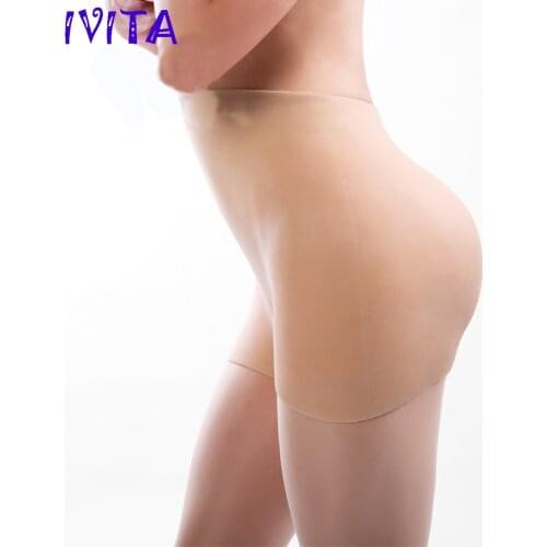 IVITA 4500g Realistic Silicone Fake False Vagina Sexy Panties For Crossdressers Shemale Transgender Drag Queen Transvestite