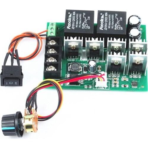 Pwm speed controller PWM electronic governor 40A DC 10V-50V 12V / 24V / 36V / 48V Brushed DC motor controller Maximum Power of 2