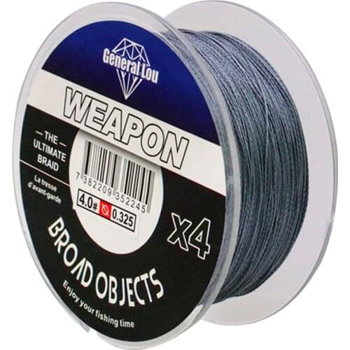 4 Strands Fishing Lure Line PE Braided Outdoor Fishing Gear Tackle Accessories Compression Resistance Outdoor Fishing