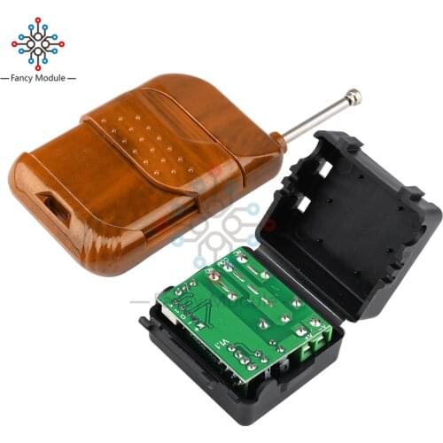 Diymore DC 12V 1 Channel Learning WIFI 315MHz Relay Switch Module with 315MHz Wireless Remote Control for Smart Home