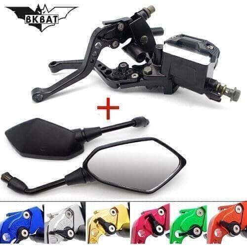 Motorcycle Hydraulic Clutch Brake Lever Master Cylinder rearview mirror FOR Honda xr650r twister 250 xr250 shadow vt750 dax 70
