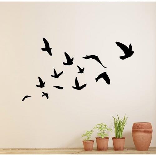Swallow Wall Sticker Pvc Wall Art Stickers Modern Fashion Wallsticker For Living Room Kids Room Art Decor Wallpaper