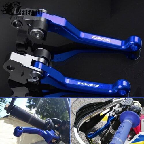 For Honda CRM250AR CRM 250AR 250 AR CRM250 AR 1994-1998 CNC Pivot Dirt bike Brake Clutch Levers Motorcycle Printing Motorbike