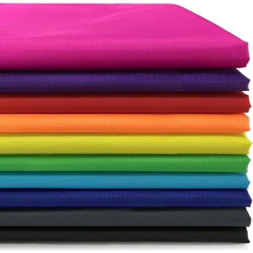 Width 59'' Lightweight Transparent Waterproof Polyester Taff Fabric By The Yard For Kite Umbrella Protective Clothing Material