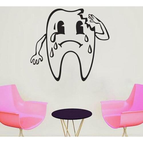 Dental Clinic Wall Decal Dental Wall Sticker Dental Clinic Wall Décor Tooth decal Vinyl Dental Clinic Decoration Design C844