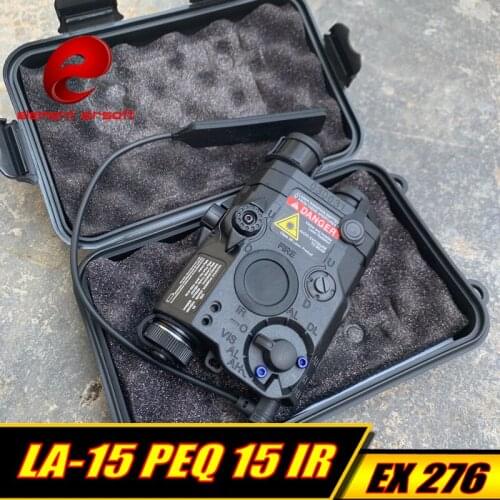 Element Softair LA-15 PEQ 15 IR Lamp Tactical Flashlight RED Laser Weapons For Airsoft fleshlight wapens Military Hunting Light