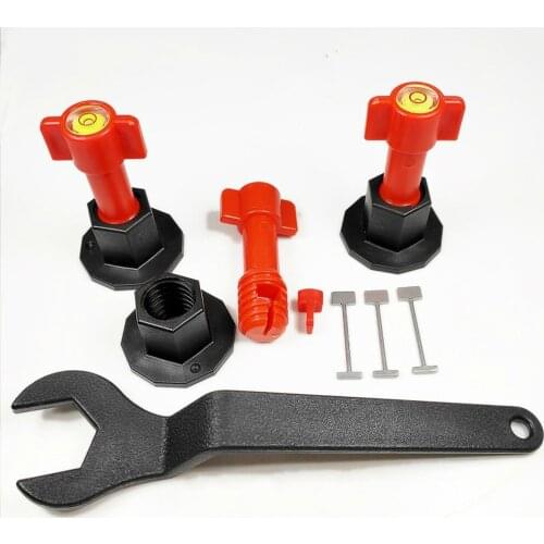 50pcs/set Tile Leveling Device Leveler Floor Tile Wall Tile Artifact Clip Locator Utility Manager Reusable Flooring Tiles Tool