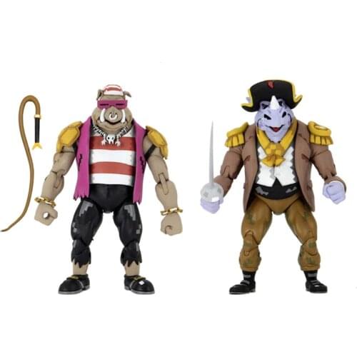 In Stock Genuine NECA Cow Head and Pig Face Sea Pirate Set 7 "Movable