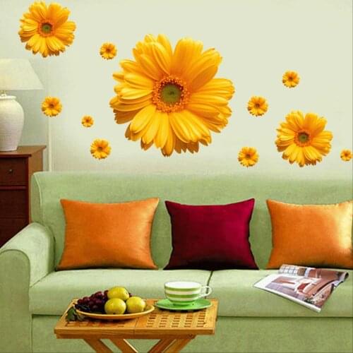 Наклейки цветы на стену WHISM China At AliExpress