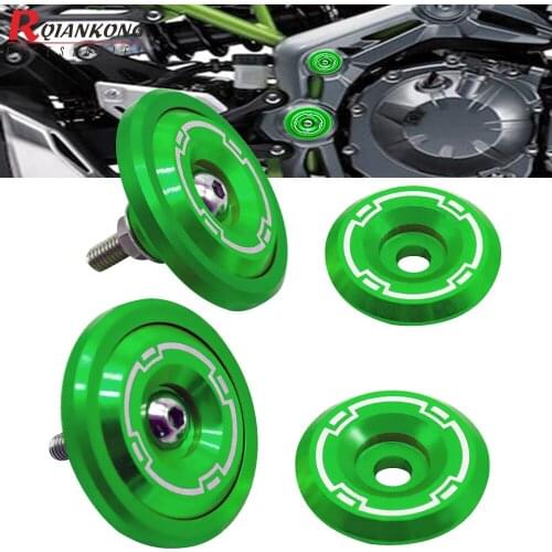 Z 900 z900 Motorcycle Accessories CNC Aluminum Frame Hole Cap Cover With Screws 5M Fairing Guard For Kawasaki Z900 2017 2018