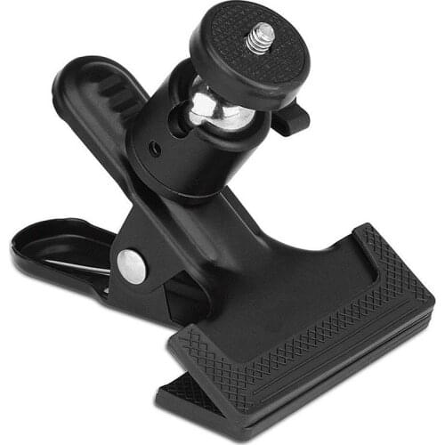 Clip Clamp Holder Mount with Universal Metal Standard Ball Head 1/4 Screw for Camera Flash Holder Bracket for Photography