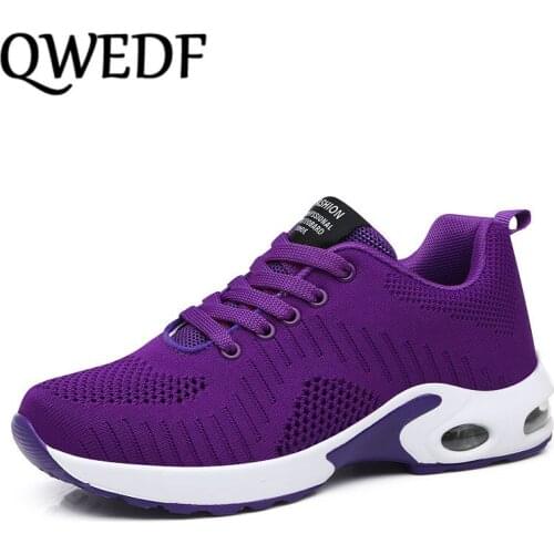 QWEDF Spring New Designer Pink Platform Sneakers Women Vulcanize Shoes Tenis Feminino Lace-up Casual Female Shoes Woman Z1-19