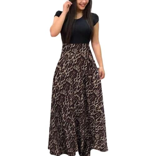 Plus Size Women Autumn Print Stitching Flower Casual Long Party Dress 2020 Vestidos Bodycon Elegant Sexy Woman Maxi Dresses