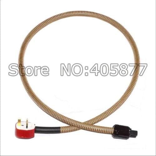 1.5m 5ft 16mm UK Mains Power OFC Cable Shield Cord MK IEC Plug Amp HiFi