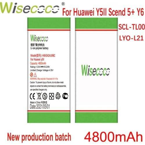 Wisecoco NEW HB4342A1RBC Battery For Huawei y5II Y5 II 2 Ascend 5+ Y6 honor 4A SCL-TL00/Honor 5A LYO-L21+Tracking Number