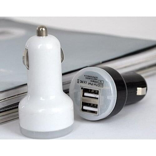 2 Port 2.1A + 1A good Nipple Fat Dual USB Car Charger Adapter for Apple iPad mini iPhone 8 7 6 5 samsung galaxy S8 7 6 100pcs