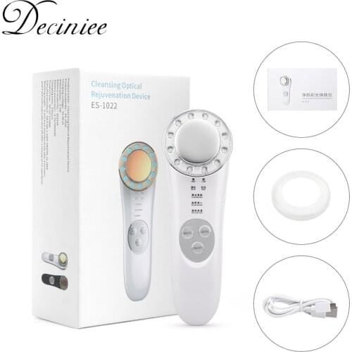 Frequency Machine Promote Face Cream Absorption LED Blue Red Light Wave EMS Face Lifting Firm Tighten Wrinkles Skin Care Tools