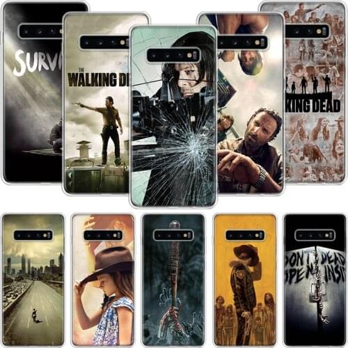 The Walking Deads TV Phone Case For Samsung Galaxy S10 S20 S21 S9 S8 S7 Note 10 20 9 8 FE J4 J6 Ultra Plus Lite Pro + Edge Cover