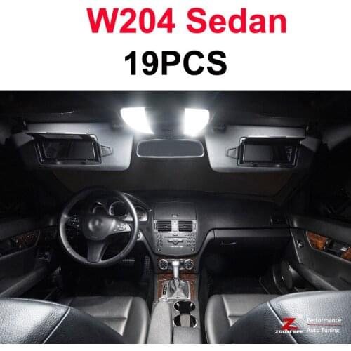 Canbus White LED bulb interior Light Kit For Mercedes Benz C class W202 W203 W204 S203