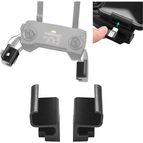 Phone Mount For DJI Mavic Mini Pro Air Spark Mavic 2 Zoom Drone Remote Control Clamp Clip Bracket Stable Phone Holder Accessory