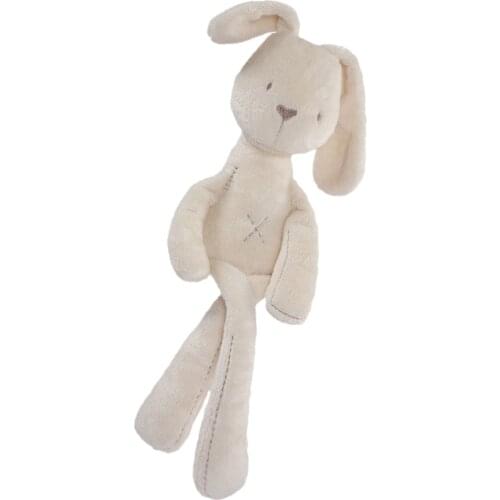 Cute Kid Baby Plush Toys Bunny Rabbit Doll Comforter Gifts -Beige 55cm