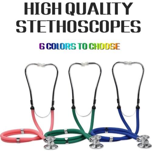 Multifunctional Medical Stethoscope Portable Adjustable Ear HookMedical Stethoscope Dual Headed Multifunctional Stethoscope