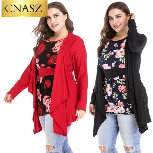 New Spring Fashion Blouses Stitching Long Sleeve Shirts