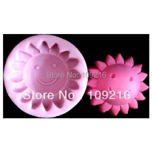 Wholesale!!!1pcs Small Sun (R0081) Silicone Handmade Soap Mold Crafts DIY Mold