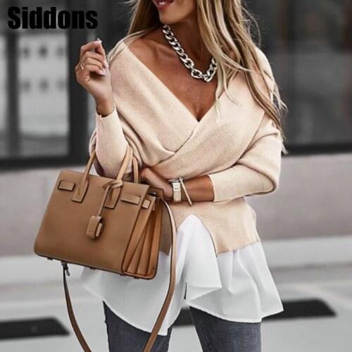 Блузки с запахом Siddons China At AliExpress