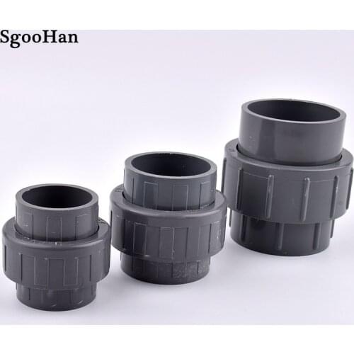 1~20pcs Big Size 20~110mm PVC Pipe Union Connector Garden Irrigation Aquarium Fish Tank Tube Watering Adapter Fittings Joints
